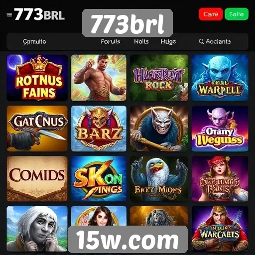 Comparação de jogos populares disponíveis no 773brl