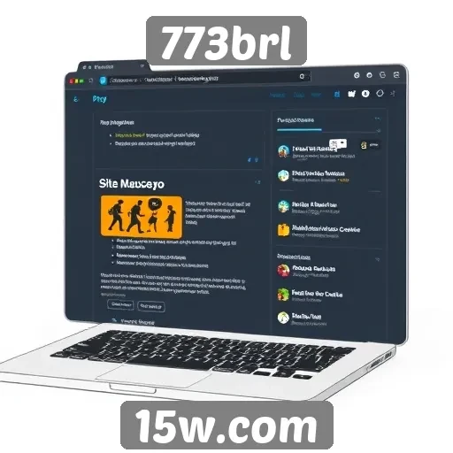 Análise da interface do usuário do site 773brl